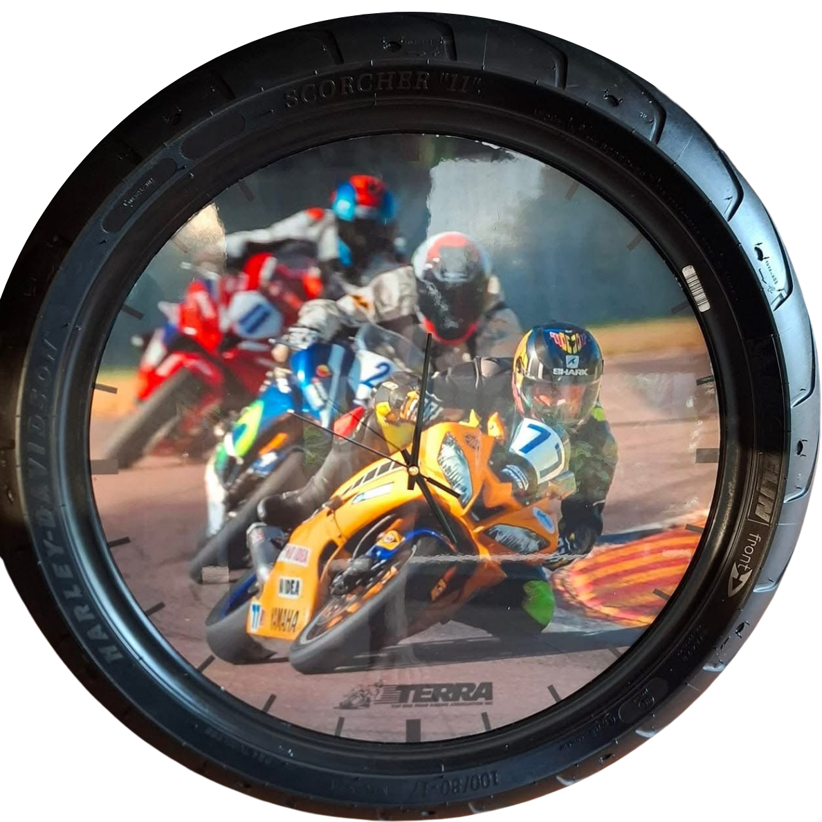 REAR Road Bike Recycled Tyre Print