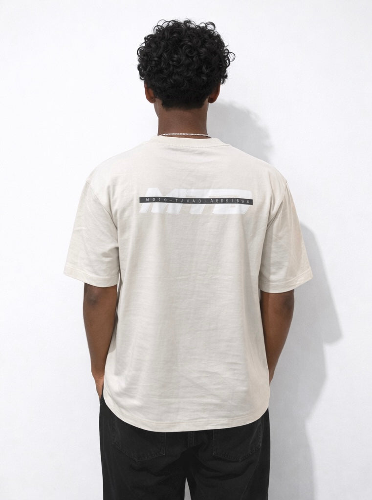 Oversized Heavy Weight T Shirt Cream