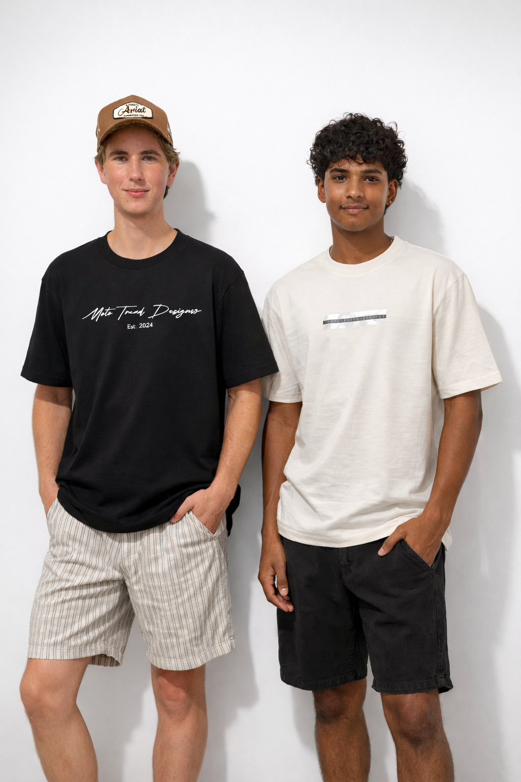 Moto Tread Designs Est. 2024 Text T