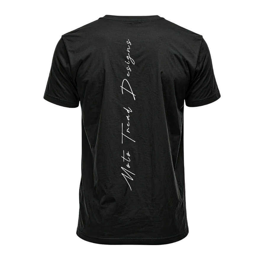 Moto Tread Designs Est. 2024 Text T