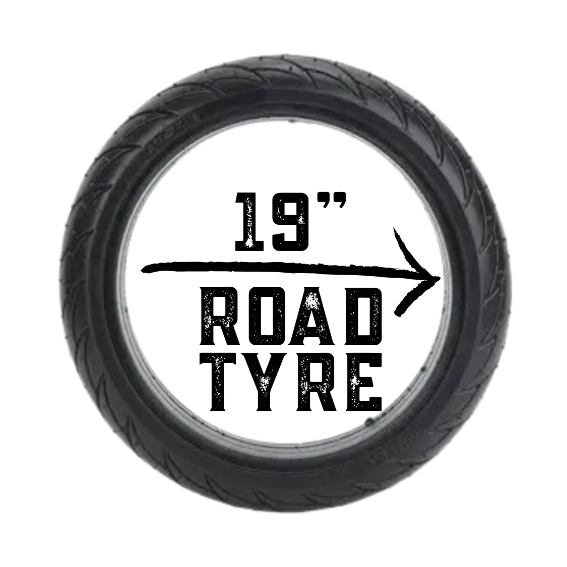 REAR Road Bike Recycled Tyre Print