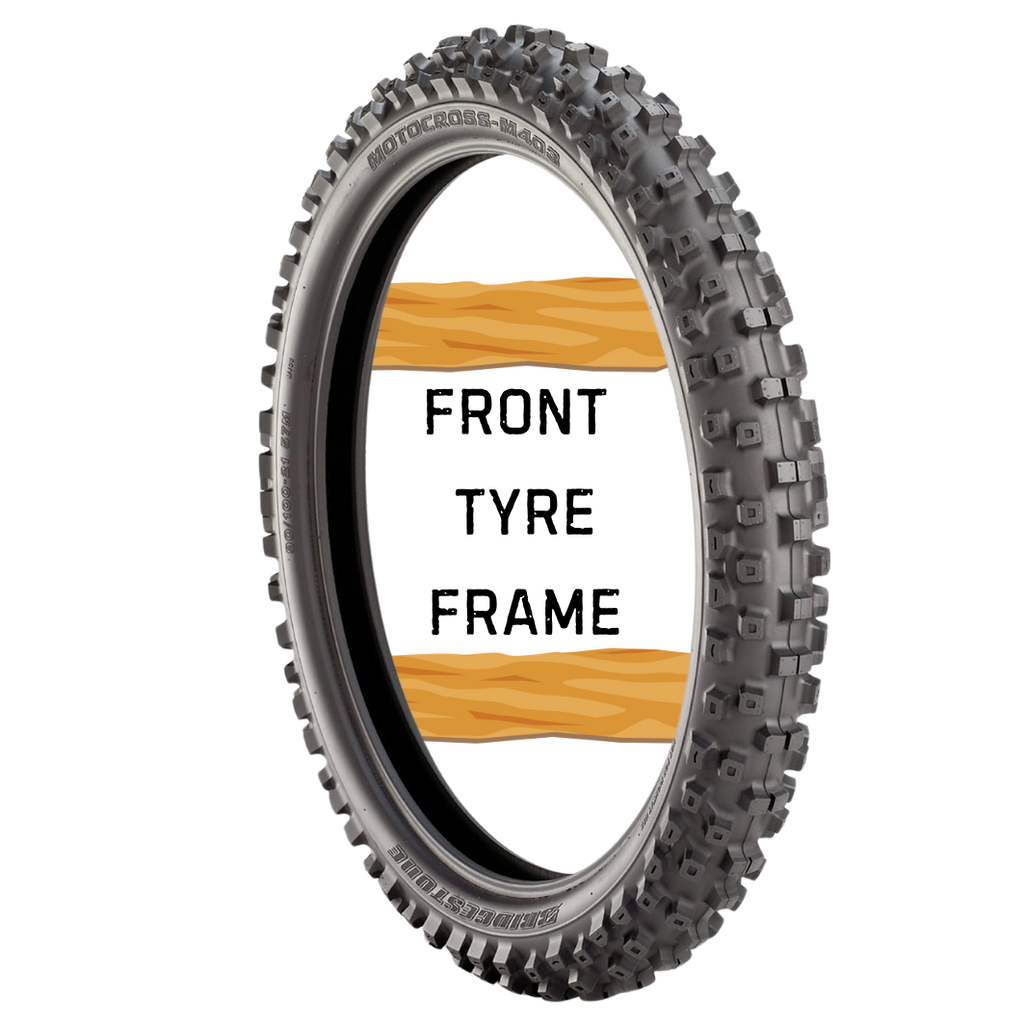 FRONT MX Recycled Tyre Print – Slim Track