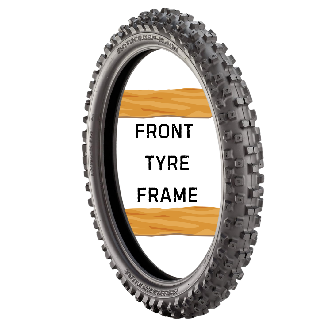 FRONT MX Recycled Tyre Print – Slim Track