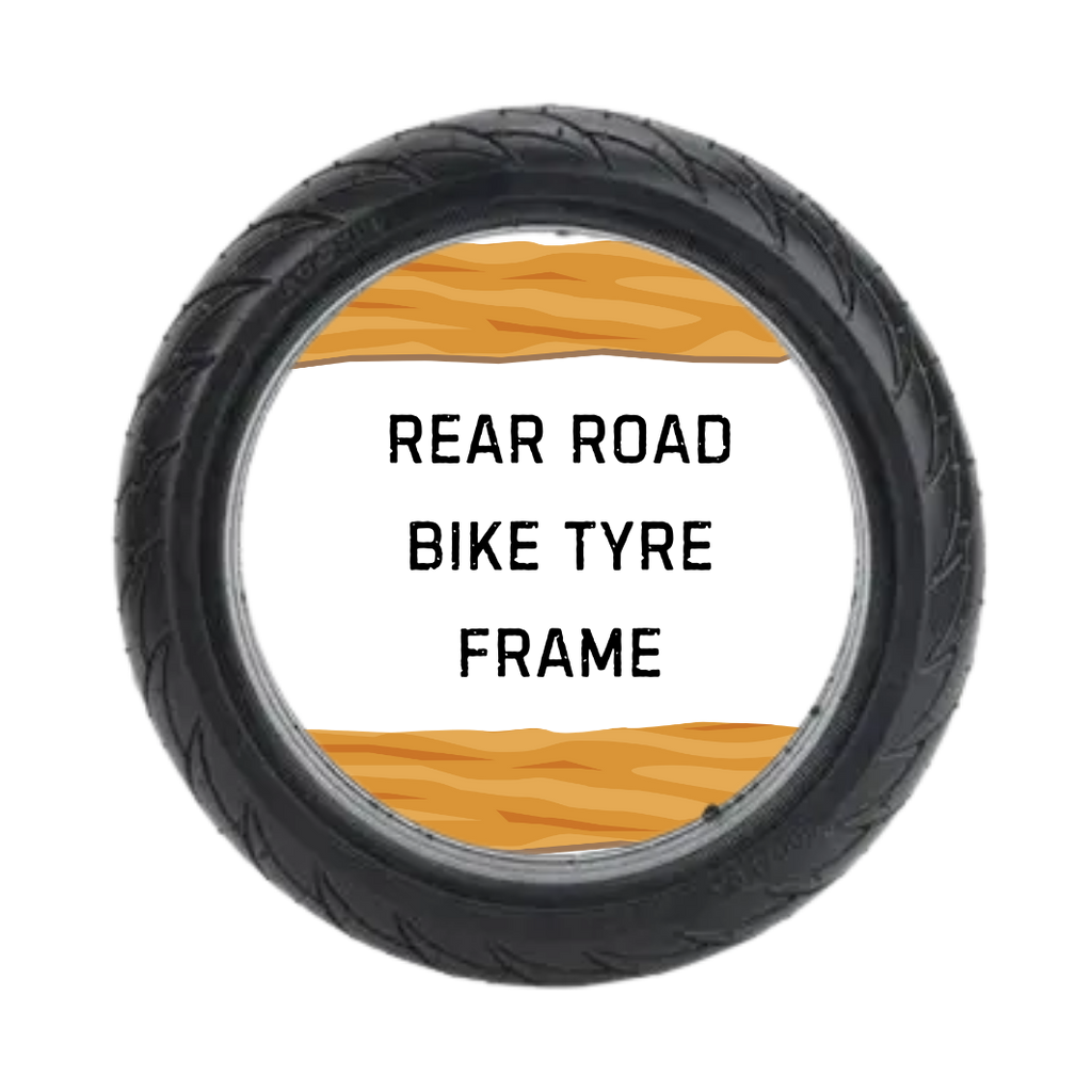 REAR Road Bike Recycled Tyre Print