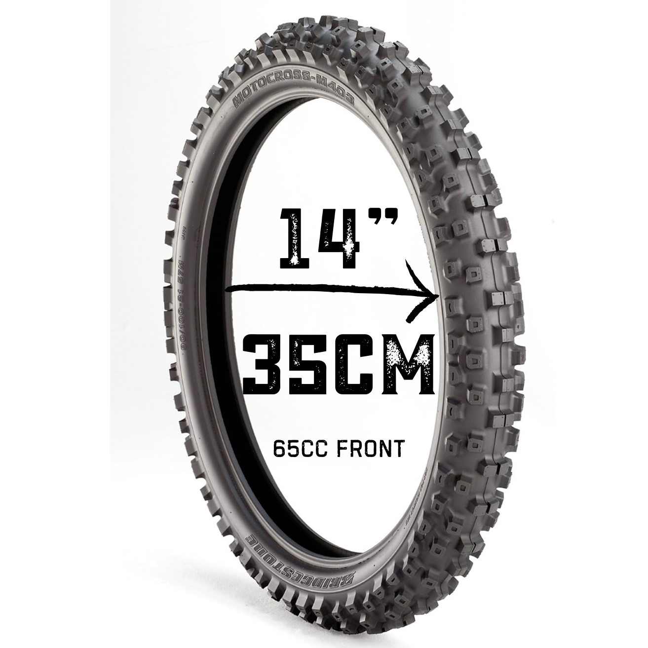 FRONT MX Recycled Tyre Print – Slim Track