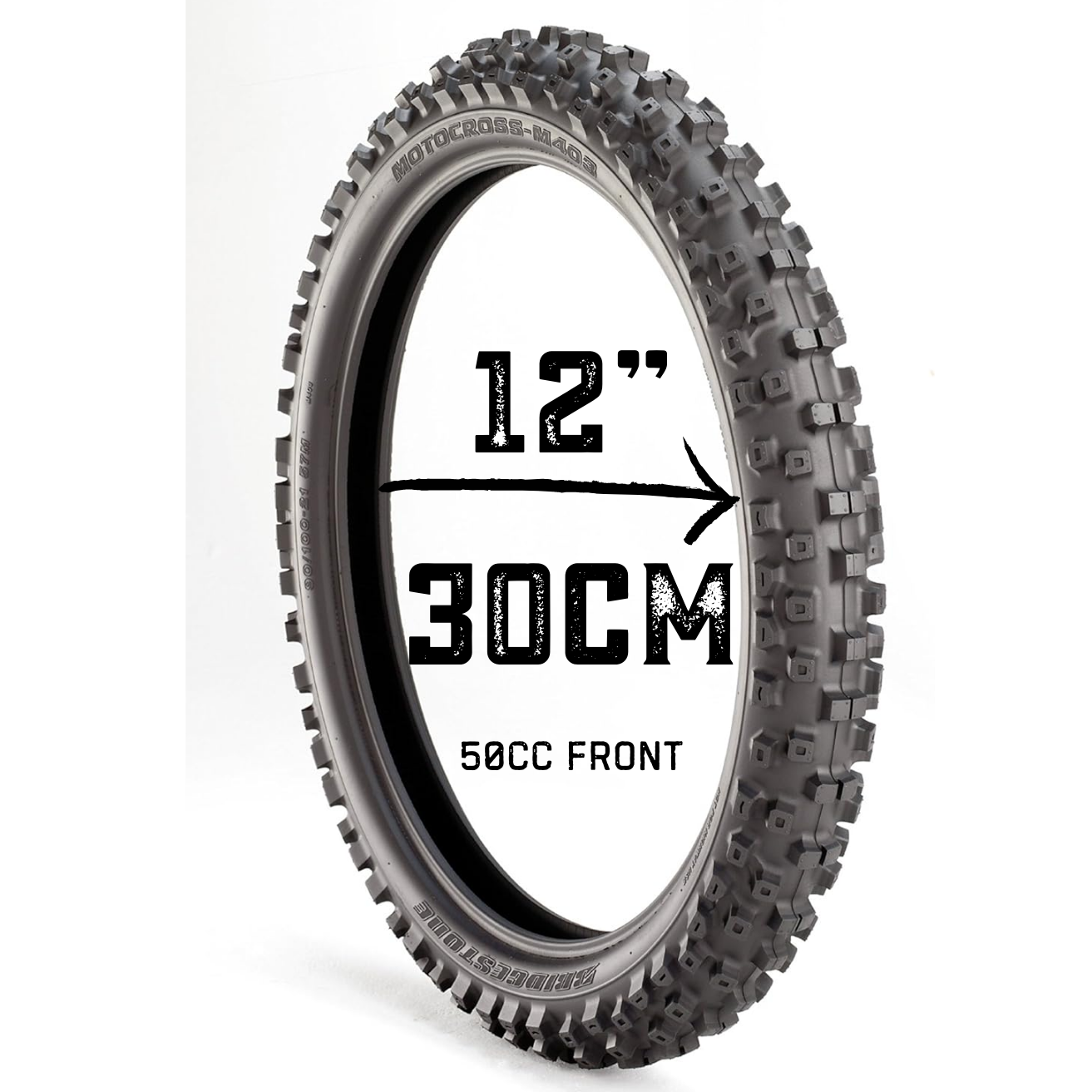 FRONT MX Recycled Tyre Print – Slim Track