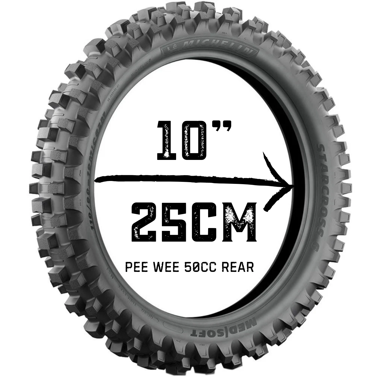 FRONT MX Recycled Tyre Print – Slim Track
