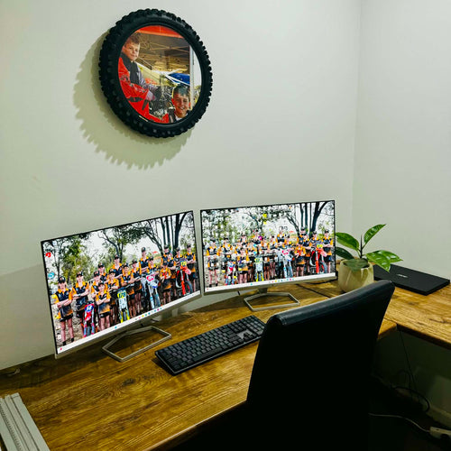 FRONT MX Recycled Tyre Print – Slim Track